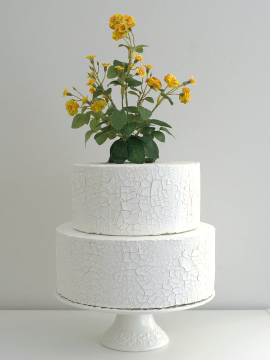 Yellow Kalanchoe Cake Topper