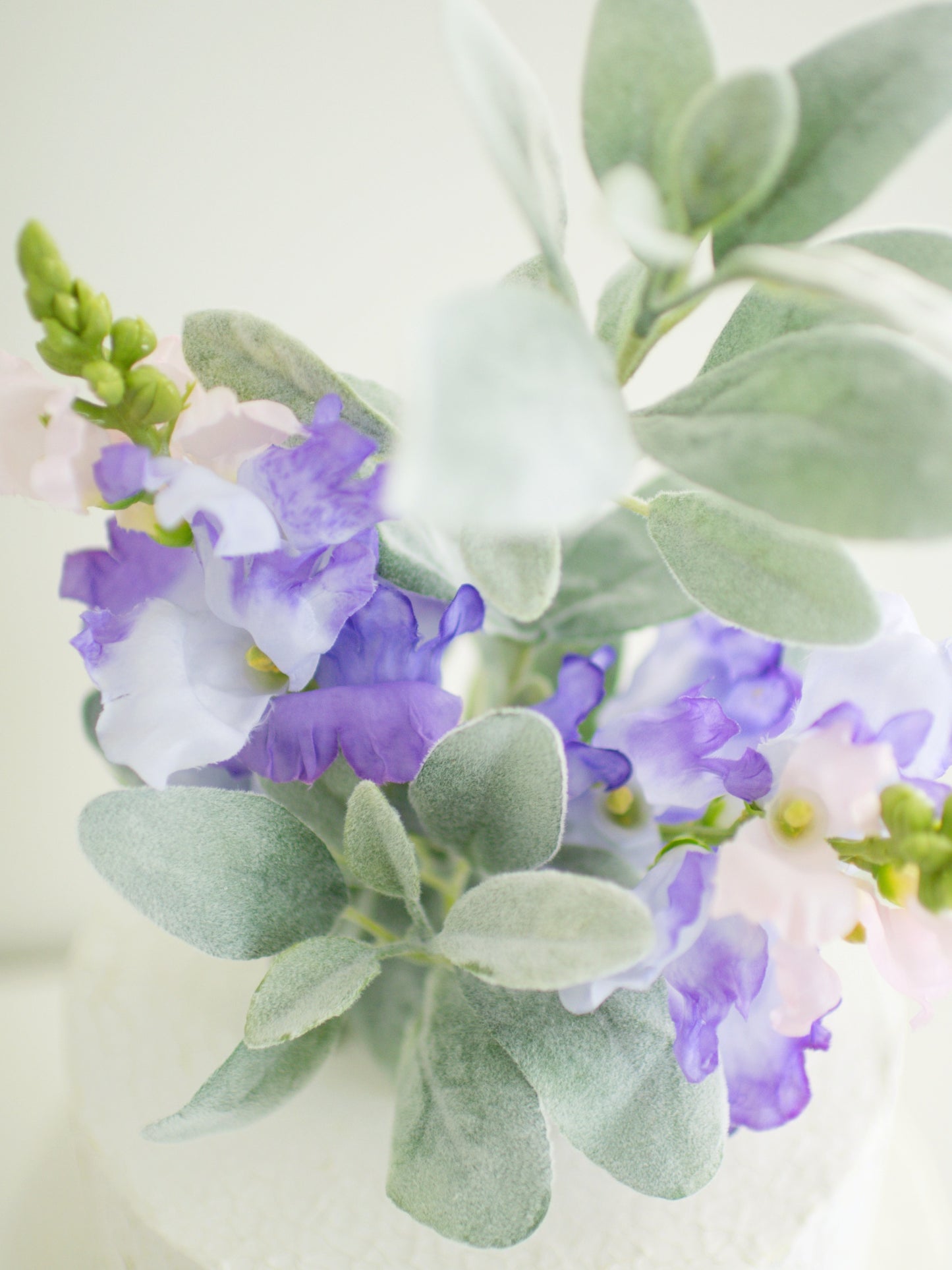 Violet Floral Cake Topper